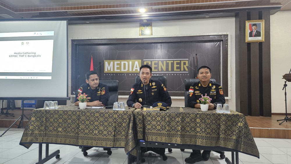 Semester I 2025, Bea Cukai Bengkalis Ungkap Penindakan Senilai Ratusan Miliar