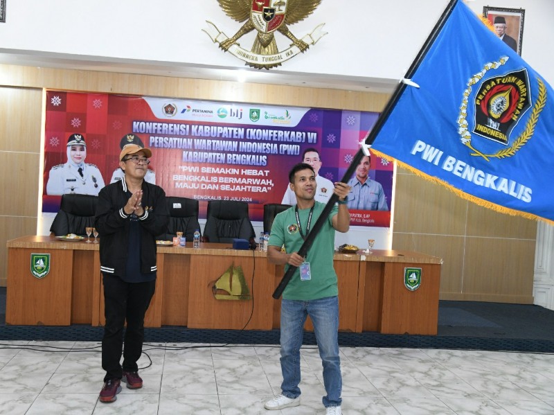 Terpilih Aklamasi, Adi Putra Kembali Pimpin PWI Bengkalis