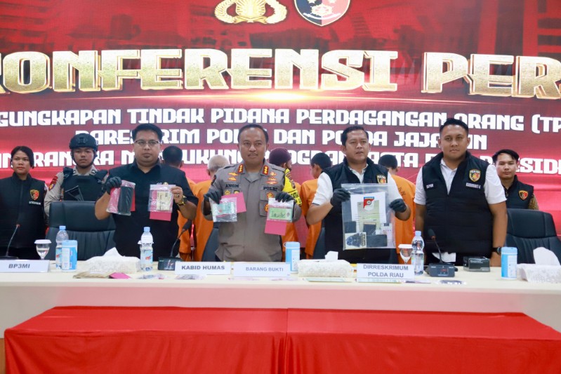 Polda Riau Ungkap 16 Kasus Perdagangan Orang dalam Sebulan, 41 Korban Diselamatkan