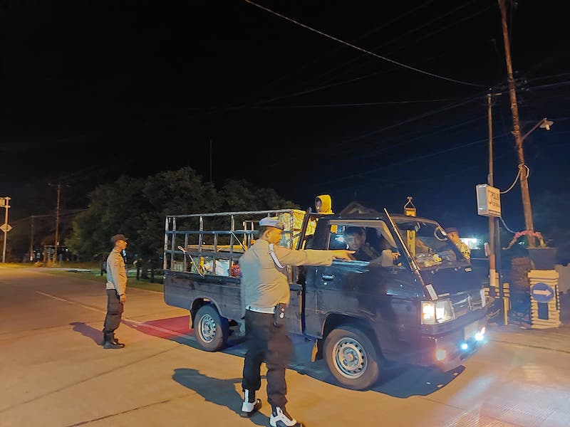 Polsek Bengkalis Rutin Gelar Patroli Malam Antisipasi Gangguan Kamtibmas