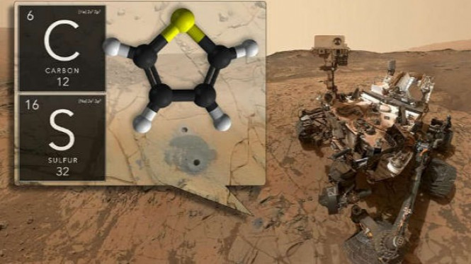 Curiosity Temukan Blok Bangunan Organik di Mars, Ada Kehidupan?