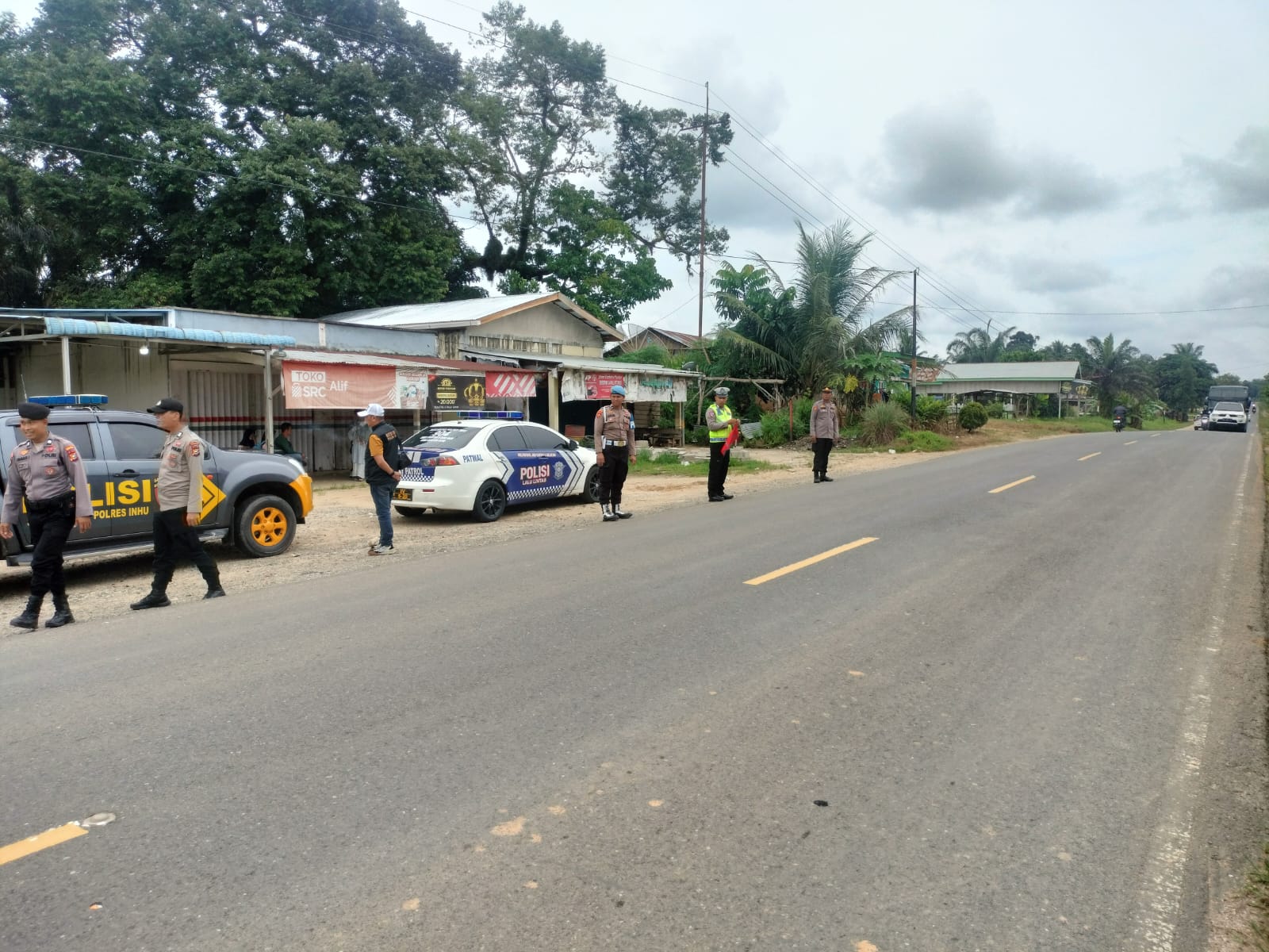 Polres Inhu Gelar Patroli Operasi Ketupat Lancang Kuning 2024