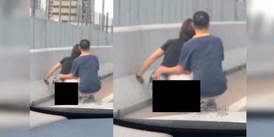 Karena Terjebak Macet di Jalan Tol, Wanita Ini Nekat BAB di Pinggir Jalan