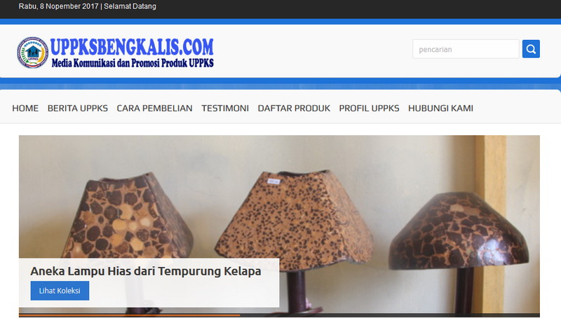 Upaya Promosi ke Masyarakat, Bengkalis Miliki Website Produk UPPKS Online