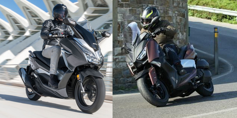Pertarungan Sengit, Honda Forza 250 Lawan Yamaha Xmax
