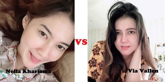Via Vallen dan Nella Kharisma Bangun Tidur Tanpa Make Up, Netizen: Lebih Cantik Mana?