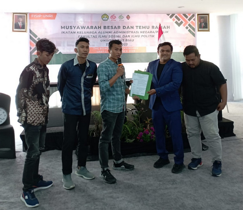 Billi Pranata Terpilih Sebagai Ketua IKA Administrasi Publik FISIP Unri