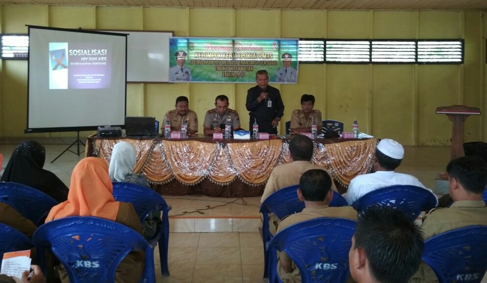 KPA Inhil Sosialisasikan Bahaya HIV Melalui Transmisi Seksual