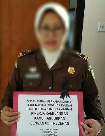 Viral Jaksa Pasang Foto #OTTRecehan, Kejagung: Ungkapan Kekecewaan