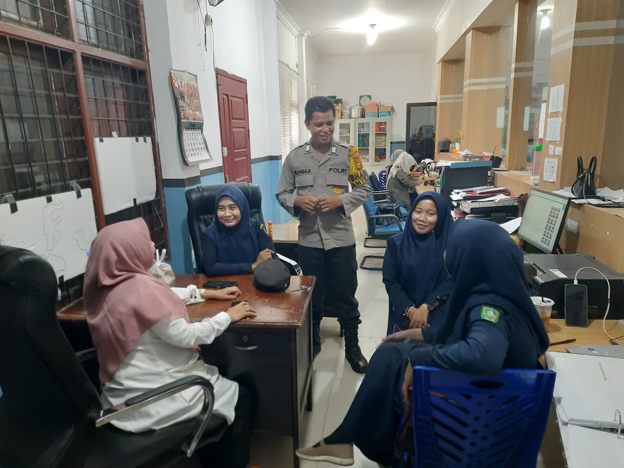 Polsek Mandau Gelar Cooling System untuk Sukseskan Pilkada di Kelurahan Batang Serosa