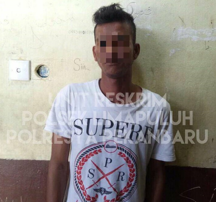 Pencuri yang Aniaya Korbannya di Pekanbaru Berhasil Ditangkap Polisi