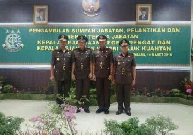 Supardi Dilantik Sebagai Kejari Rengat