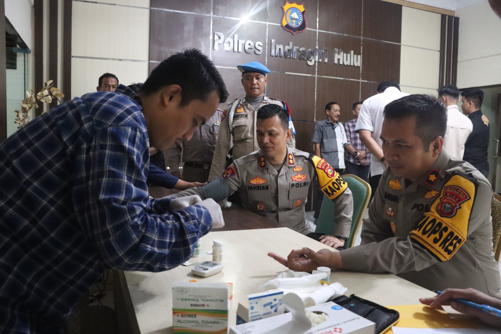 AKBP Fahrian Cek Kesehatan Personel Operasi Mantap Praja Pilkada