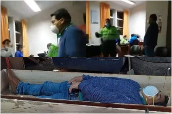 Pesta Miras Saat Lockdown, Wali Kota Pura-pura Mati Ketika Ditangkap