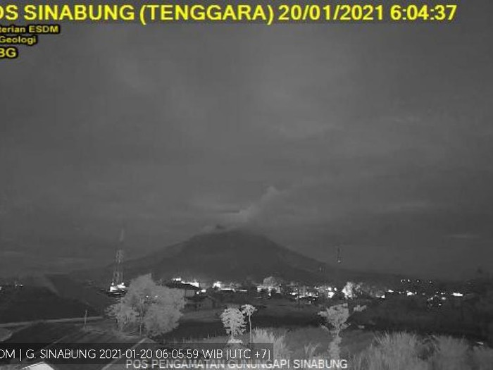 Gunung Sinabung Kembali Erupsi Pagi Ini