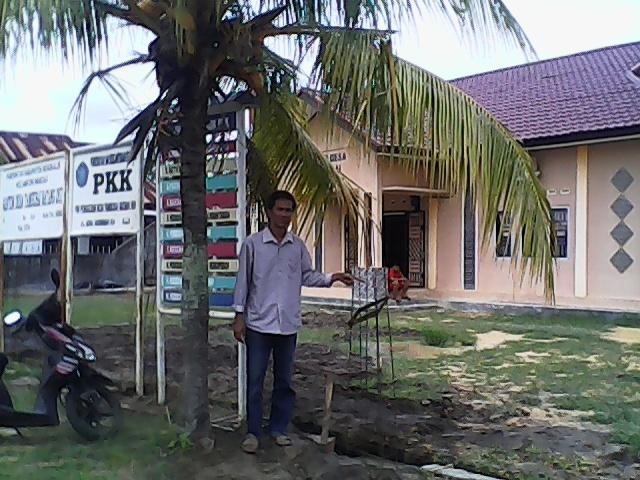 Pembangunan Pagar Desa Tambusai Dinilai tak Sesuai Bestek