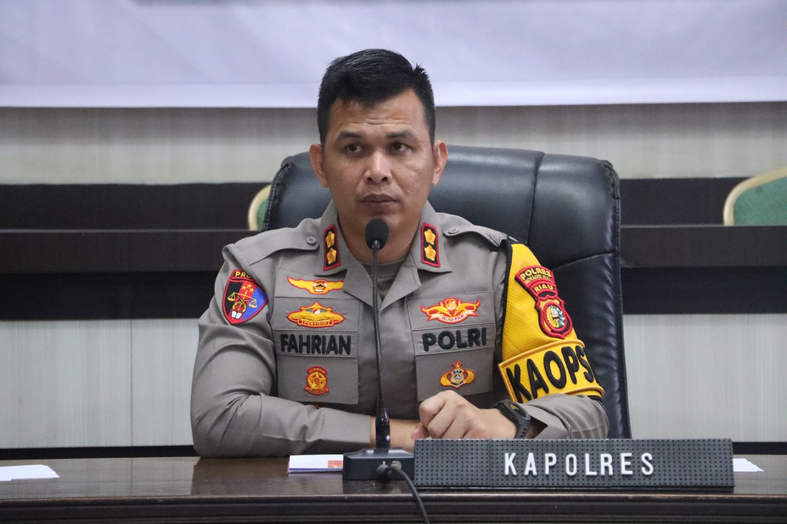 Tingkatkan Kinerja Para Satgas OMP, Kapolres Inhu Laksanakan Anev