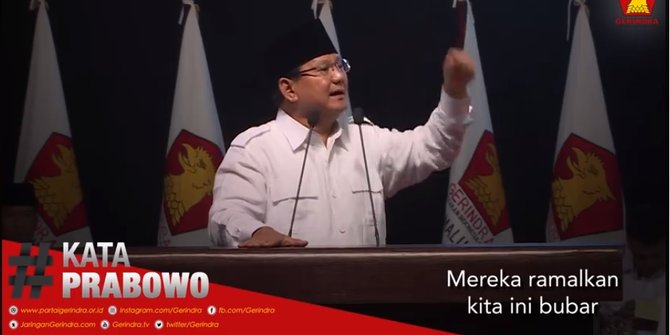 Pidato Prabowo soal Indonesia bubar 2030 mengutip kajian pakar luar negeri