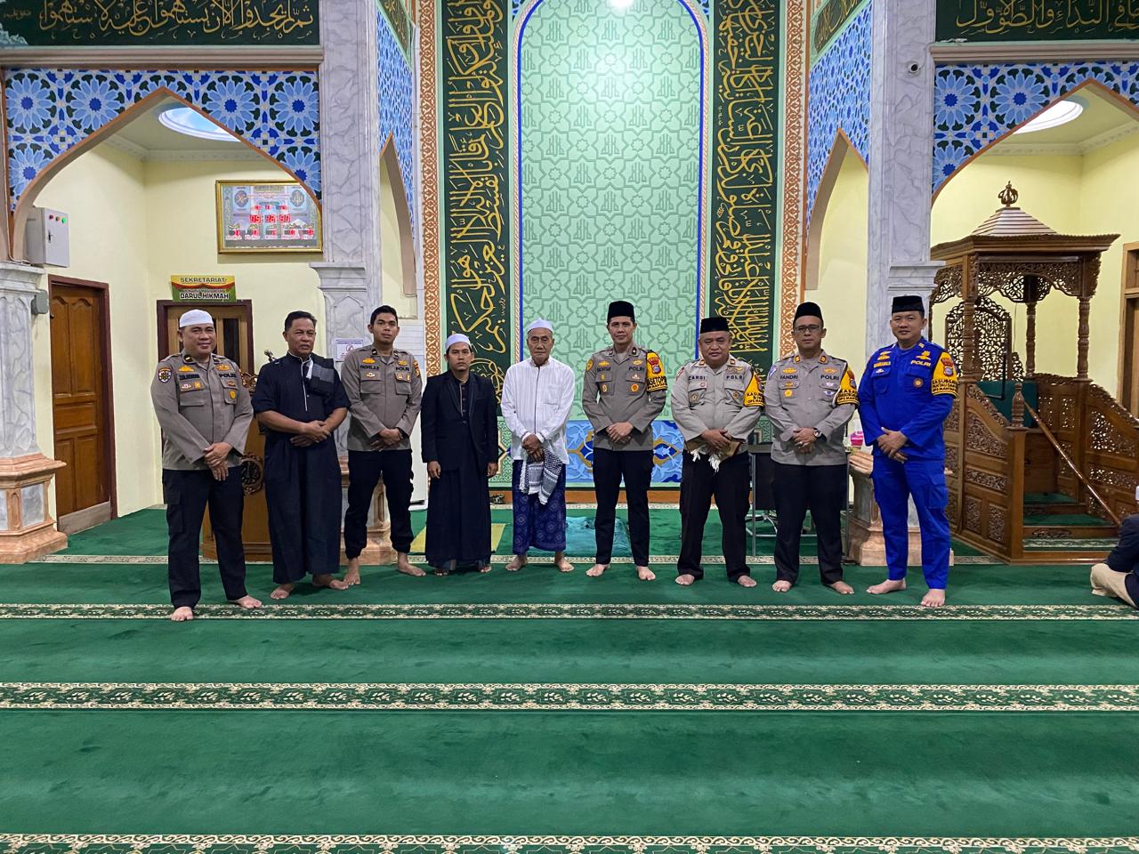 Polres Inhil Rutin Giat Subuh Keliling Saat Masa Kampanye Paslon