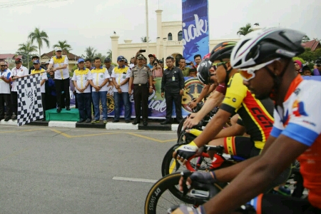 Etape Pertama Tour de Siak Pembalap Australia Kuasai 3 Putaran