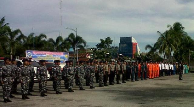 Lanal Dumai Gelar Pasukan Latihan Terpadu VBSS dan SAR