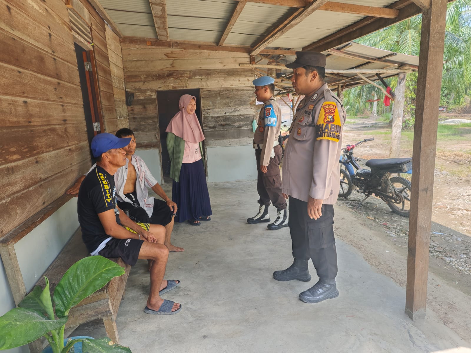 Polsek Siak Kecil Apresiasi Masyarakat atas Partisipasi dalam Menjaga Kamtibmas Selama Pilkada