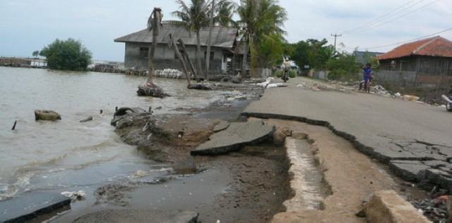 Tiap Tahun 30 Meter Daratan Meranti Terkikis Abrasi
