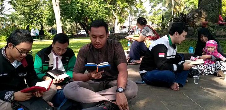 Subhanallah! Taman Kencana Bogor Jadi Tempat Ngaji Tiap Bulan