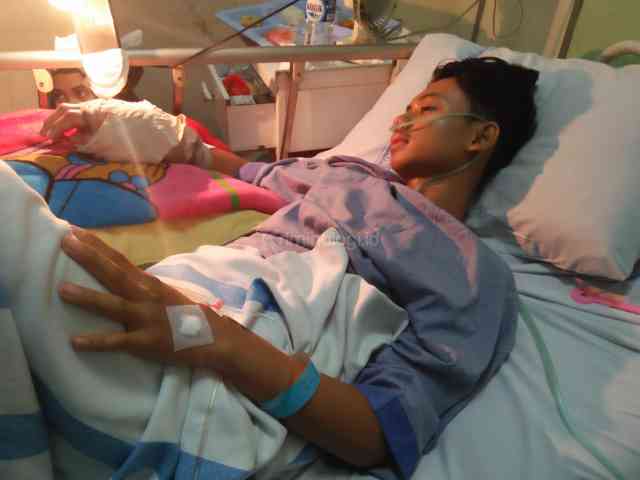 Kasihan ! Peluang Kesembuhan Minim, Zaelani Hadapi Risiko Tangan Diamputasi