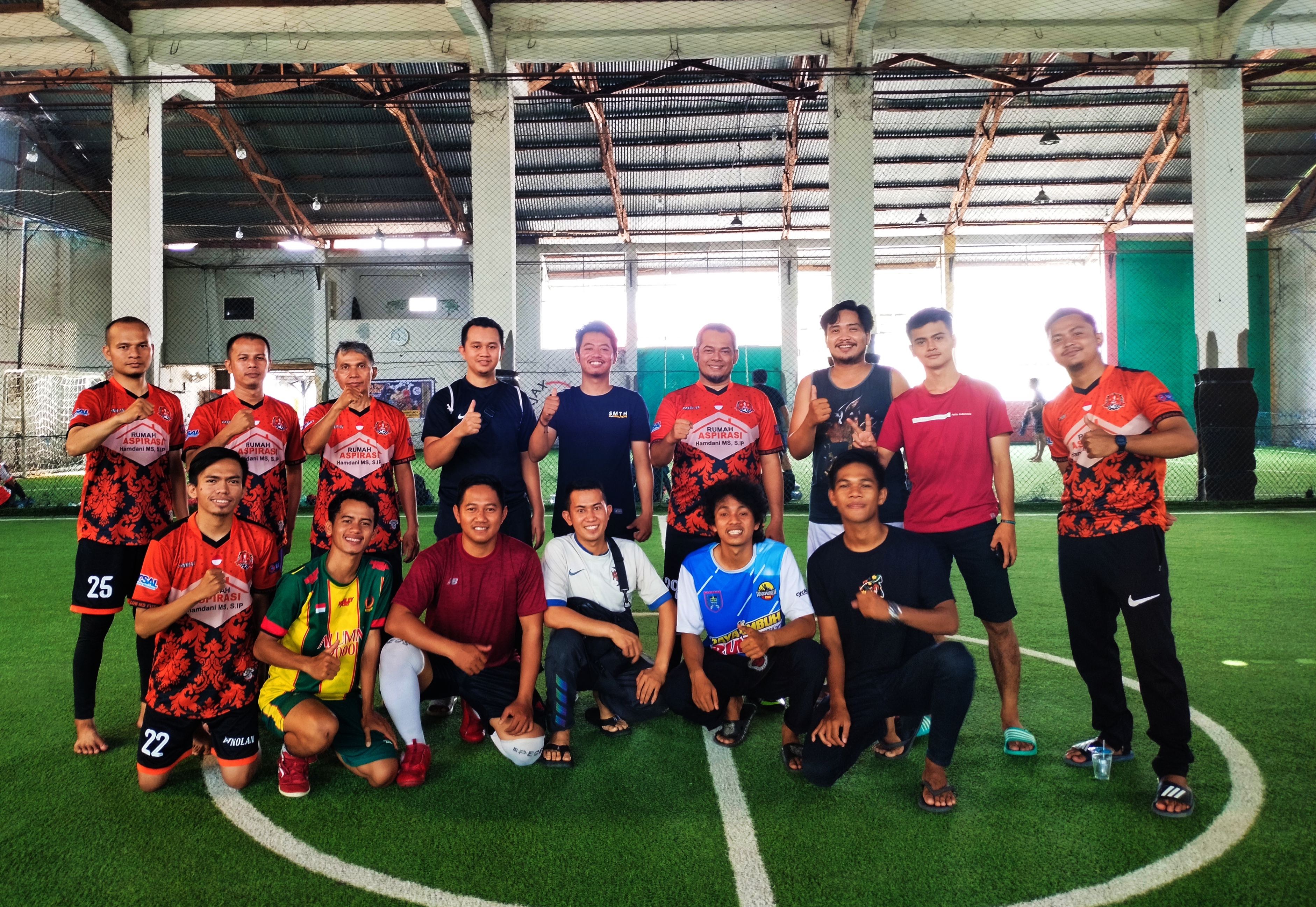 Layangkan 3 Gol, Tim Futsal Hamdani Kalahkan Tim Wartawan