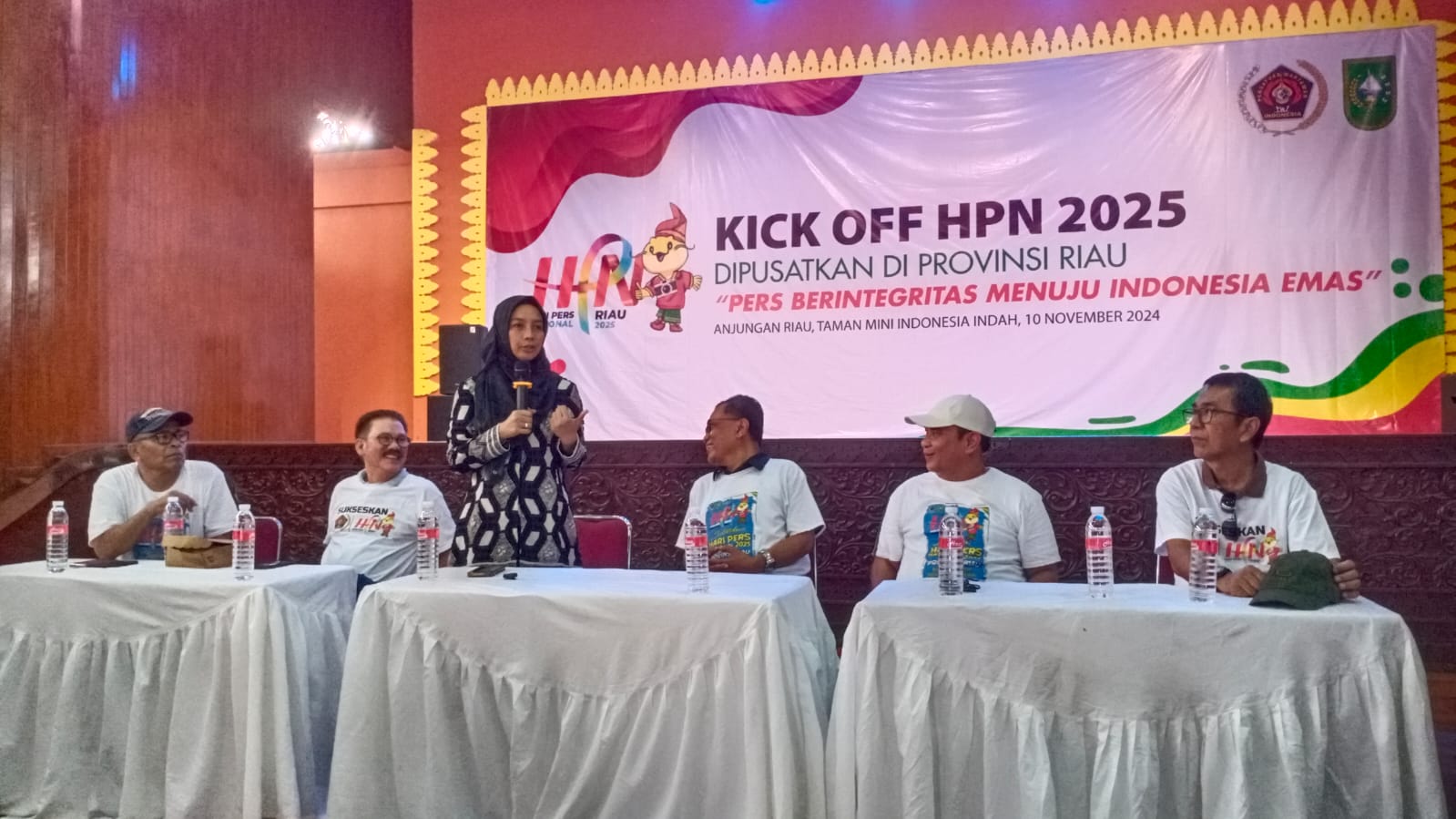 Intan Kartika Perkenalkan Wajah Baru TMII di Kick Off HPN 2025 Riau