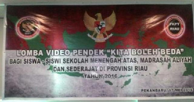 BNPT dan FKPT Riau Gelar Lomba Vidio Pendek