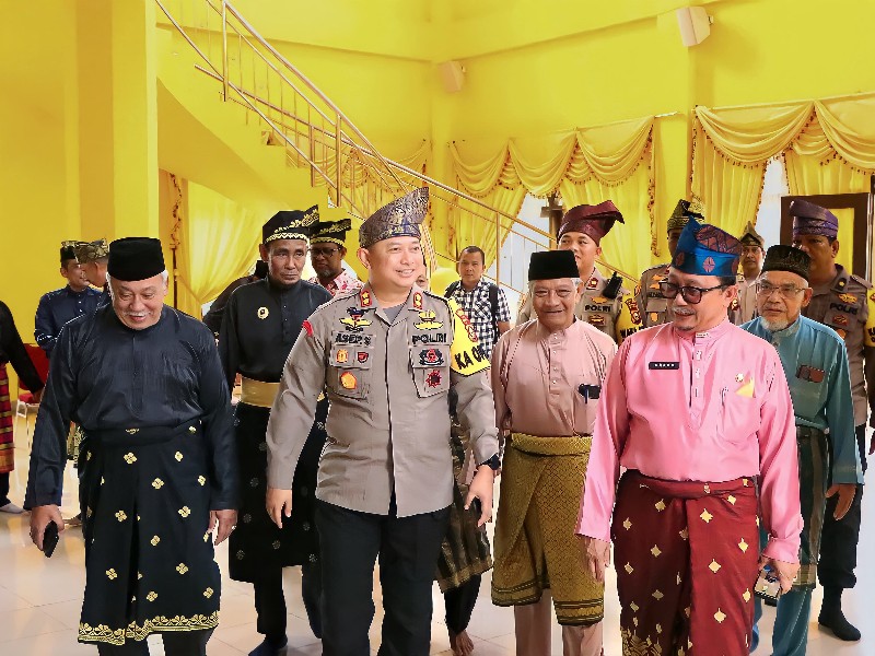 Cooling System, Kapolres Siak Rangkul LAMR Kabupaten Siak Ciptakan Pemilu Damai