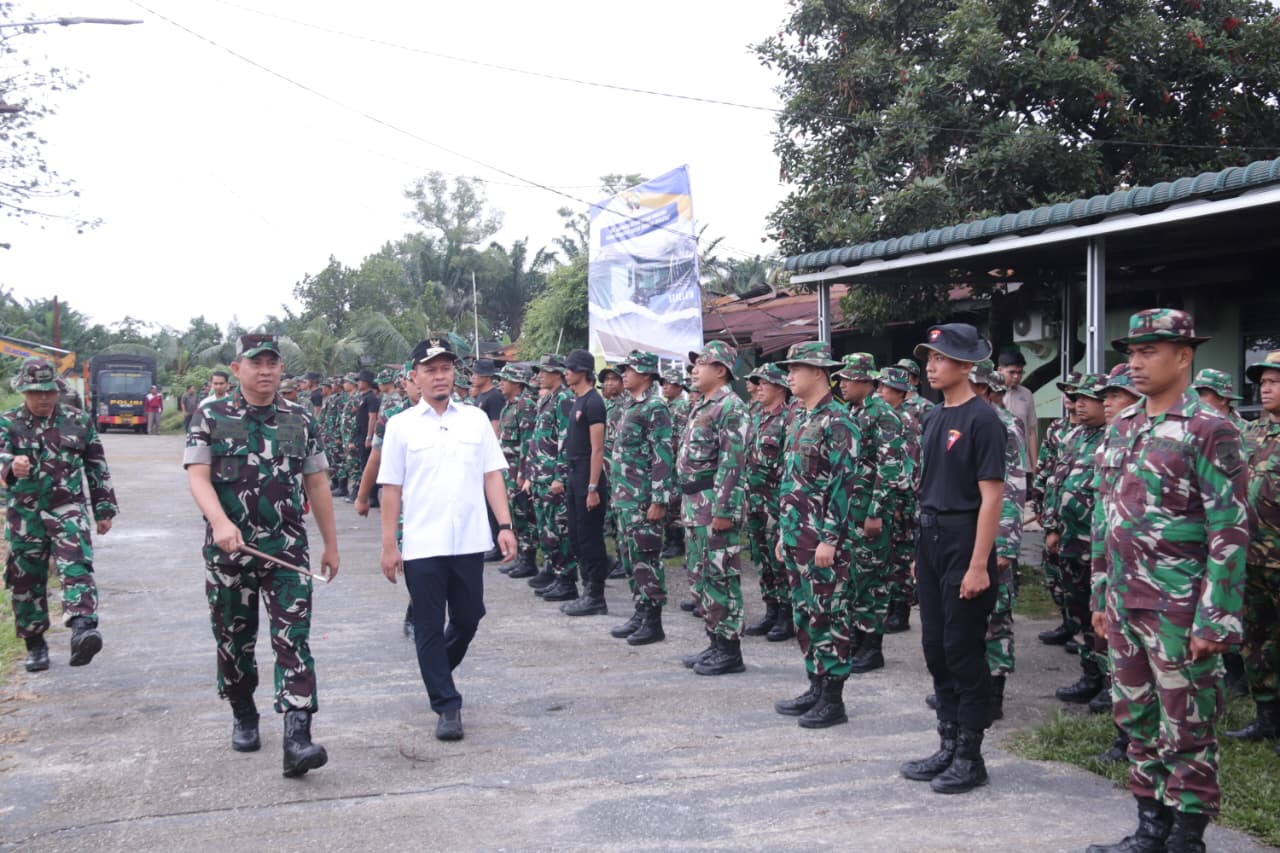 Bangun Kembali Rumah Dinas yang Terbakar, Danrem 031/Wira Bima Apresiasi Respon Cepat Wako Agung
