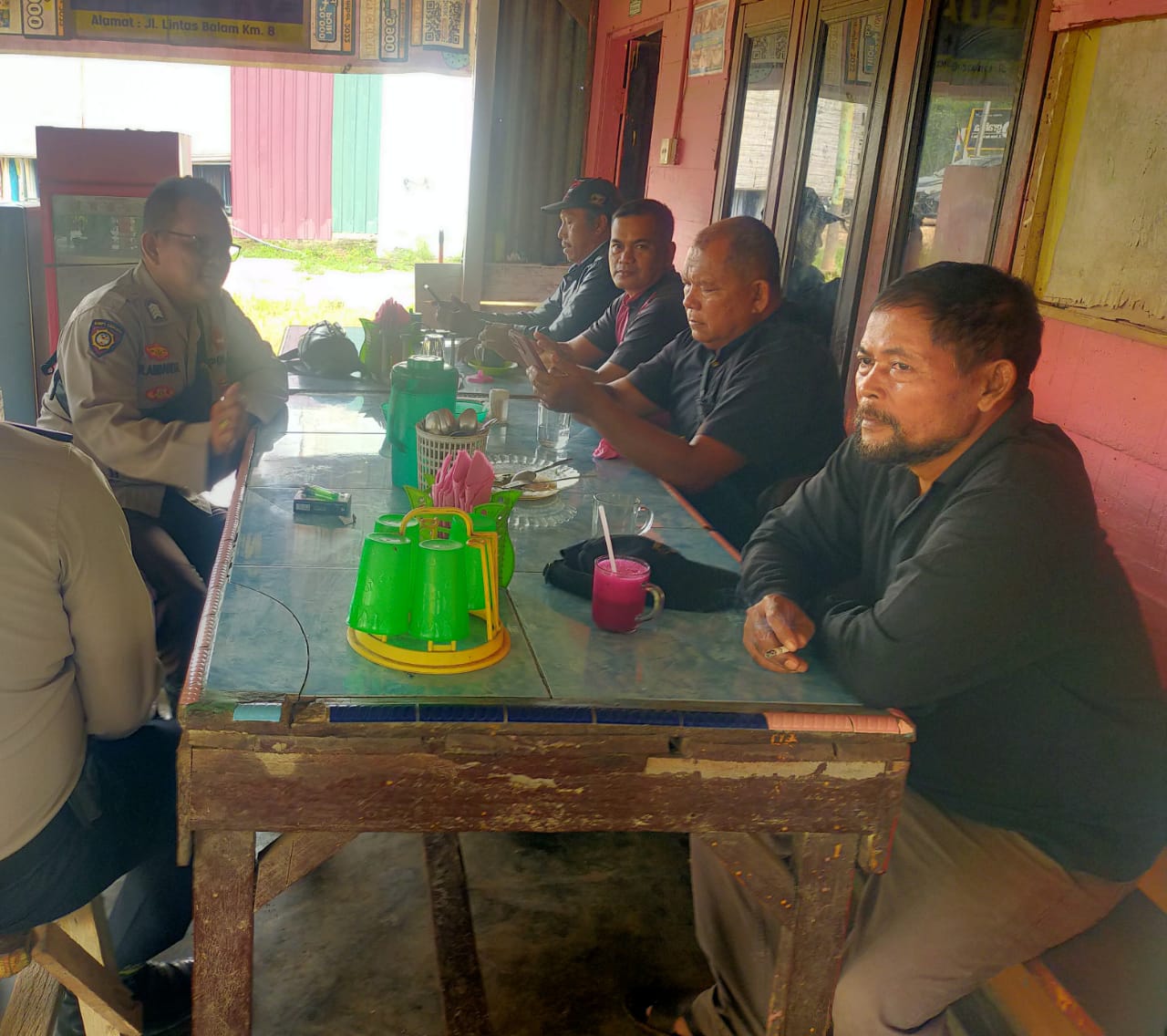 Polsek Bangko Pusako Cooling System Pasca Pemilu Damai 2024