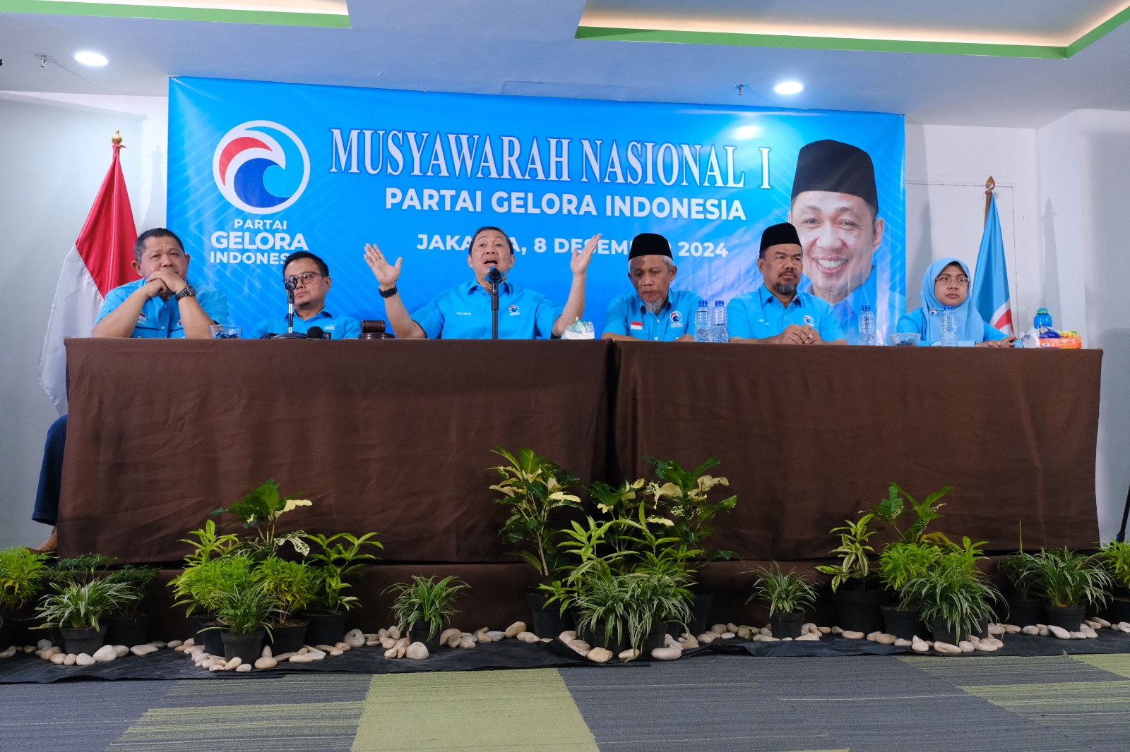 Terpilih Aklamasi, Anis Matta Kembali Pimpin Partai Gelora Indonesia Periode 2024-2029