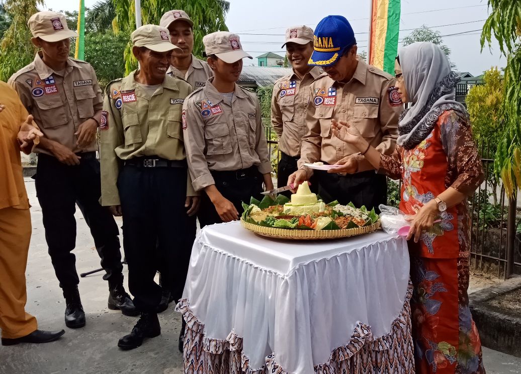 Sekda Inhil Hadiri Peringatan HUT Tagana ke 14