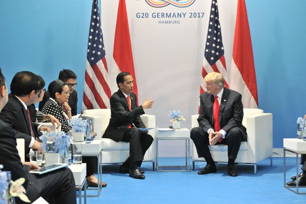 Jokowi Akui Dongkol dengan Donald Trump