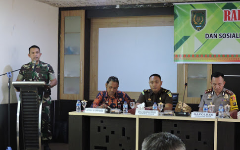 Jelang Hari Pencoblosan, Dandim 0314/Inhil Tekankan Anggotanya Untuk Tetap Menjaga Netralitas