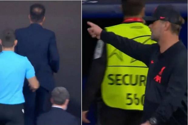 Diajak Salaman Klopp, Simeone Malah Kabur ke Terowongan, Ini Penyebabnya