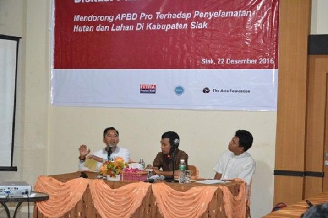 Dorong APBD Pro Terhadap Penyelamatan Hutan dan Lahan, FITRA Riau Taja Diskusi Publik