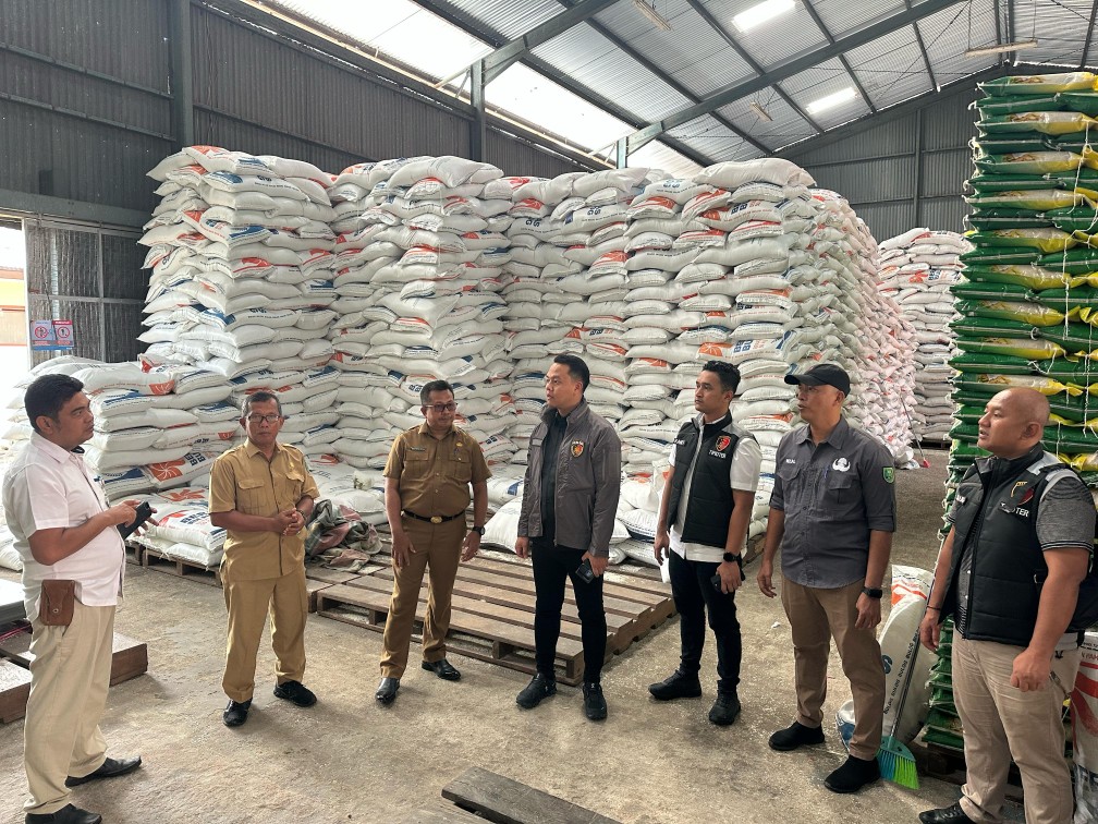 Polres Inhu Pastikan Stok Sembako Aman Jelang Ramadan, Siap Tindak Penyelewengan