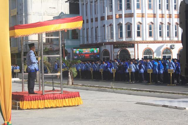 Bupati Suyatno Minta Anggota Paskibra Mewakili Seluruh Kecamatan
