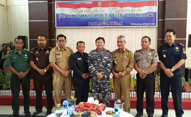 Jalin Sinergitas Ciptakan Kondusifitas Diwilayah Maritim Provinsi Riau, Danlanal Dumai Ke Meranti
