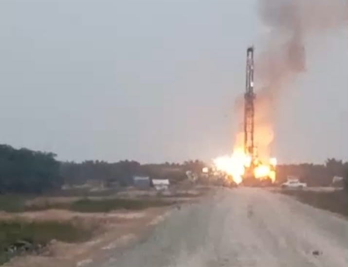 Kebakaran Rig Pengeboran Pertamina Hulu Rokan Diduga Terjadi di Rokan Hilir