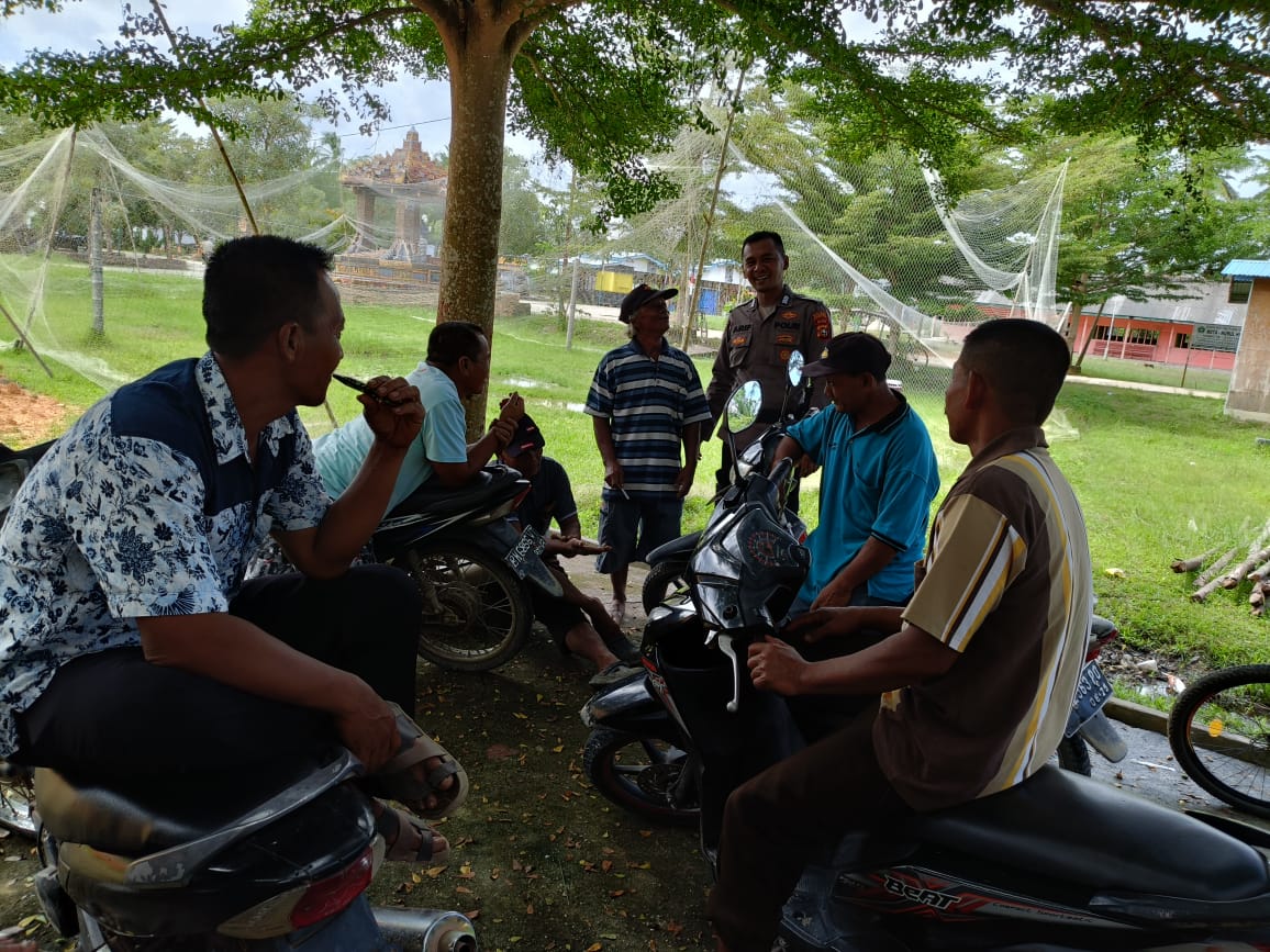Setelah Pemilihan, Polsek Bangko Pusako Gencarkan Cooling System dengan Warga