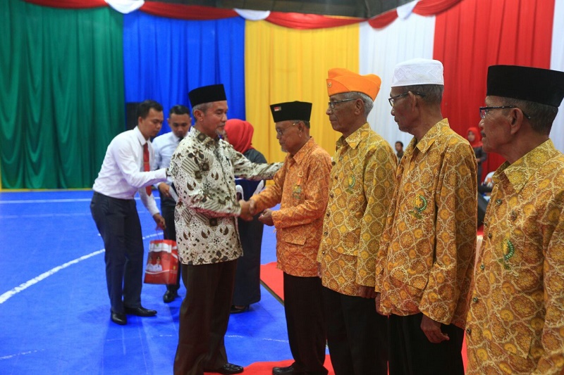 Wabup Hadiri Syukuran dan Ramah Tamah Pemda Meranti dengan LVRI, Pejuang 45, Warakwuri dan Paskibrak