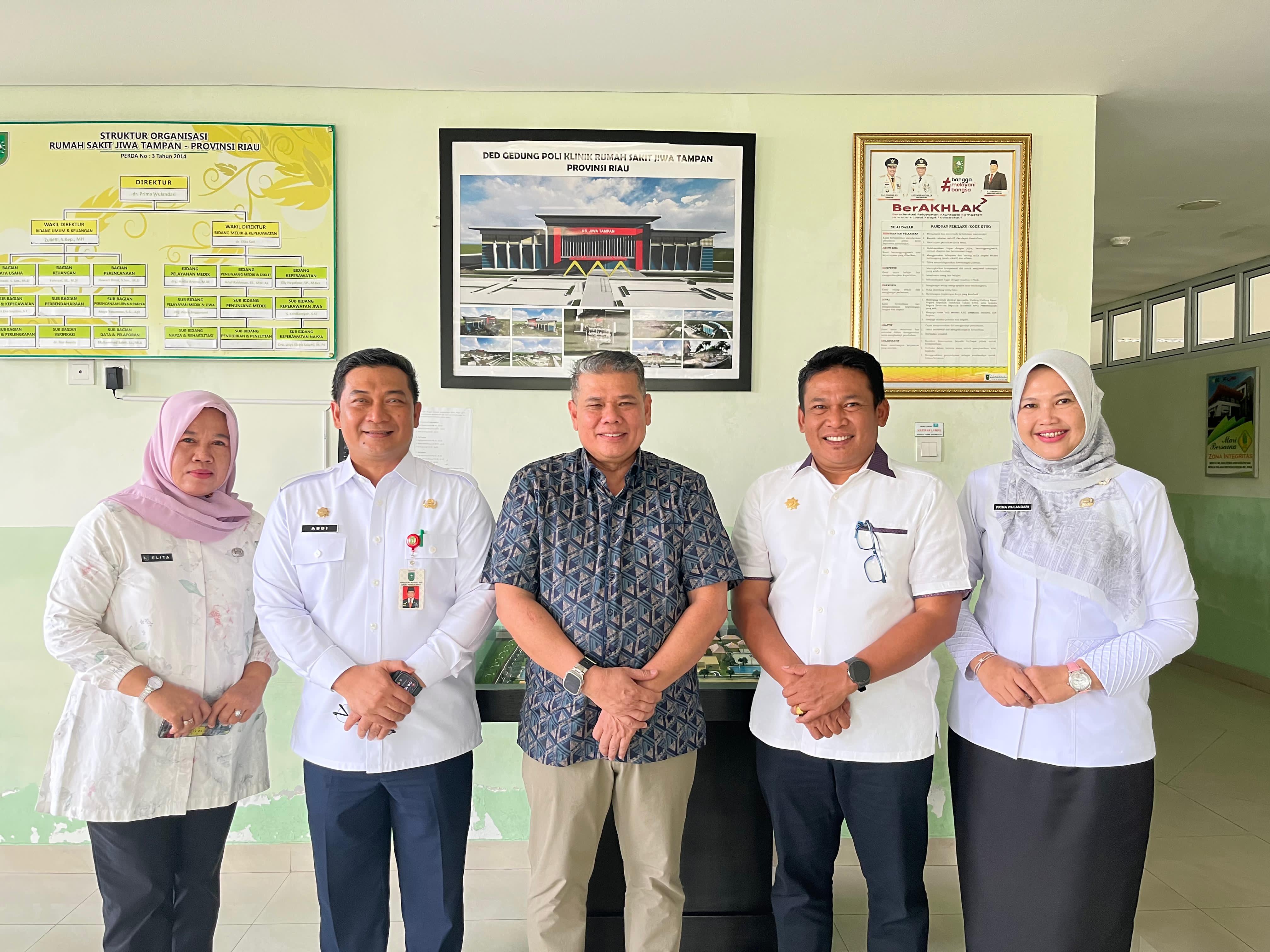 Tiga Calon Sekda Riau Jalani Cek Kesehatan Jasmani Hingga Bebas Napza di RSJ Tampan