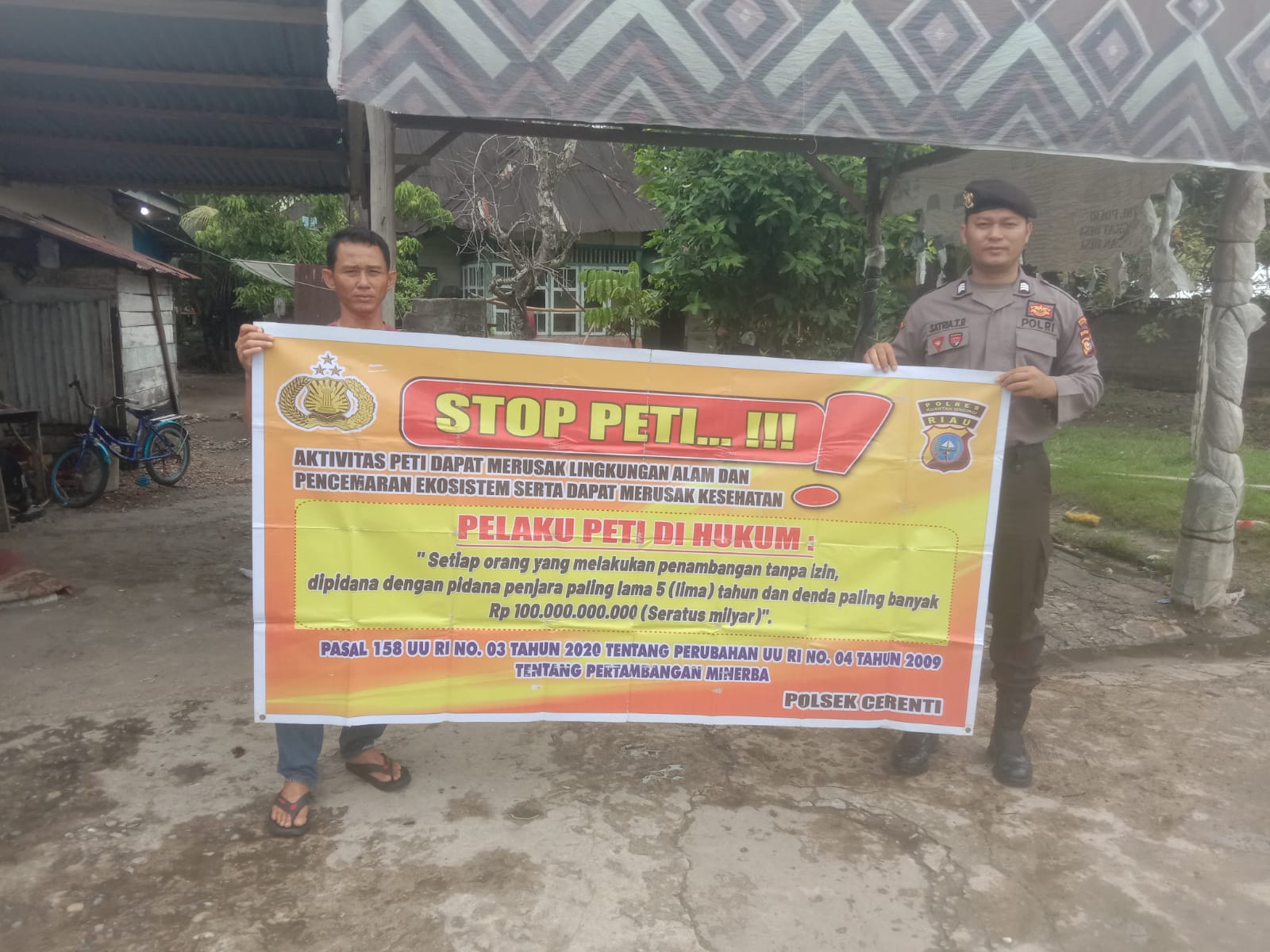 Polres Kuansing Ingatkan Warga Larangan PETI