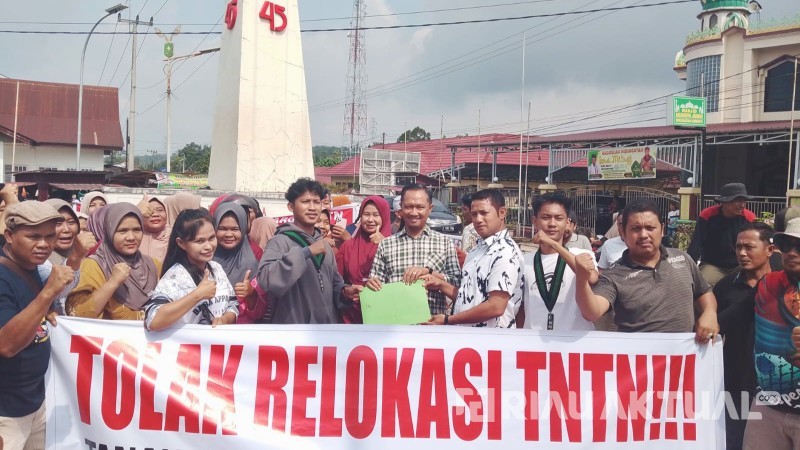 Aksi Tolak Relokasi Warga TNTN, Anggota DPRD Kuansing: Tanah di Cerenti Bukan Aset Negara